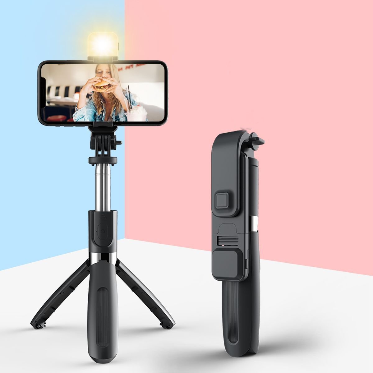 Multifunctional Light-Filling Phone Selfie Stick - UNIQU